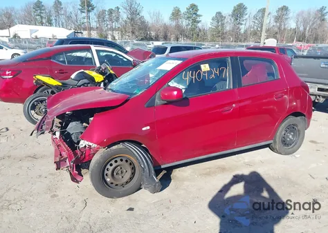 2014 Mitsubishi Mirage De from USA, damaged, VIN ML32A3HJXEH016433